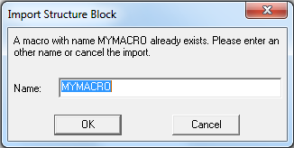 Select export file