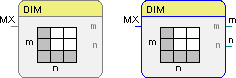 Funktionsbaustein Matrix-Größe