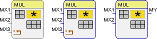 Funktionsbaustein Matrix-Multiplikation zweier Matrizen